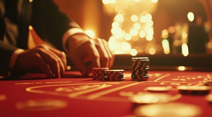 Kategori olahraga dan kasino dalam tema neon